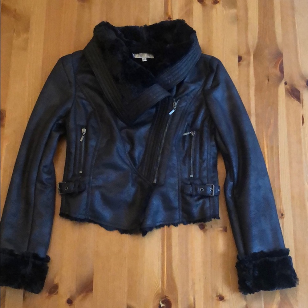 Jennifer Lopez Faux Suede Jacket